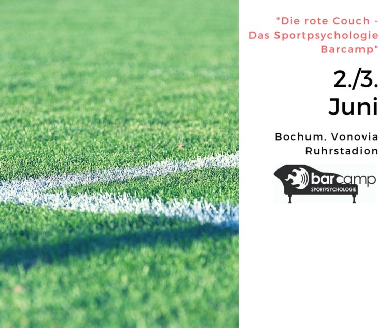 Die rote Couch – Das Sportpsychologie Barcamp (Thema Fußball) – 02/03.06.2018 in Bochum