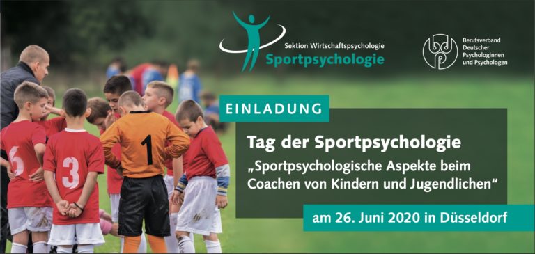 – abgesagt – “Sportpsychologische Aspekte beim Coachen von Kindern und Jugendlichen” – Tag der Sportpsychologie NRW
