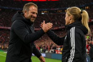 Trainer klatscht ab, Quelle: Chatgpt
